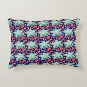 Weiches Pastell-Blumenmuster Elegante Blumen Dekokissen