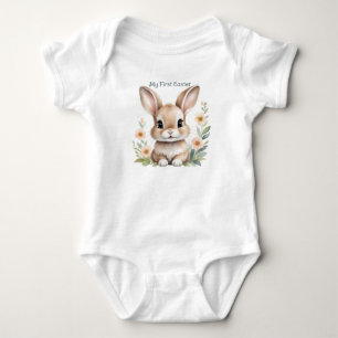 Weiches Pastell-Osterhase-Babyausstatung Baby Strampler