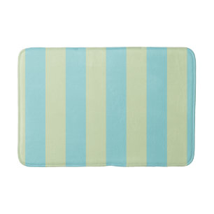 Weiches Pastell-Streifenmuster – Limettencreme & N Badematte