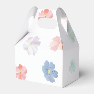 Weiches Pastell-Wildblumenmuster Geschenkschachtel