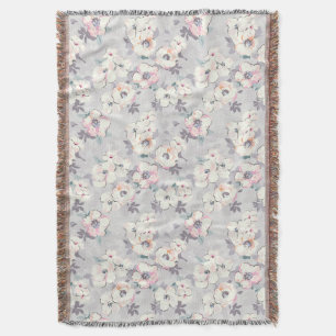 Weiches rosa Aquarell-Muster Decke