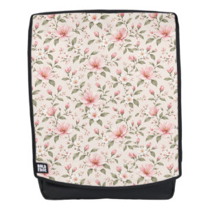 Weiches Rosa Kirschblüten-Blumen nahtloses Muster Rucksack