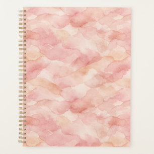 Weiches Rosa modernes abstraktes Designmuster Planer