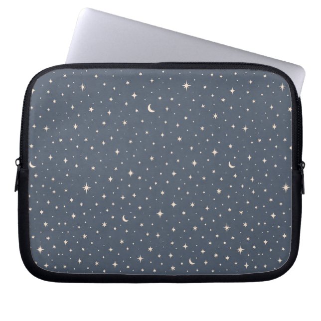 Weiches Sternmuster Ästhetik Laptopschutzhülle (Vorderseite)