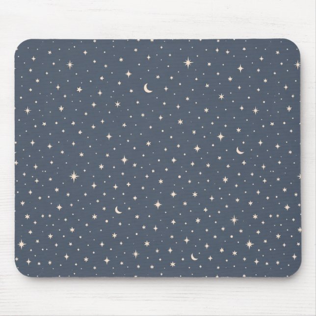 Weiches Sternmuster Ästhetik Mousepad (Vorne)
