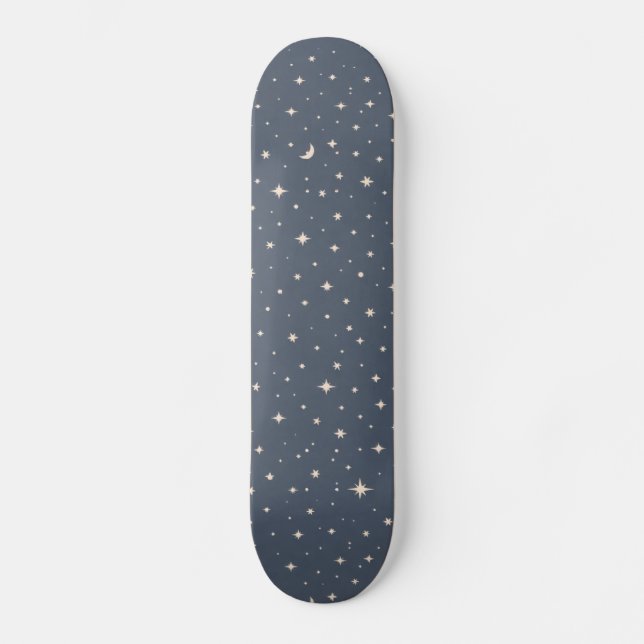 Weiches Sternmuster Ästhetik Skateboard (Vorderseite)