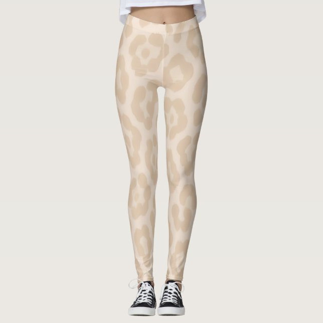 Weiches Tier-Luxus-Muster | warm Leggings (Vorderseite)