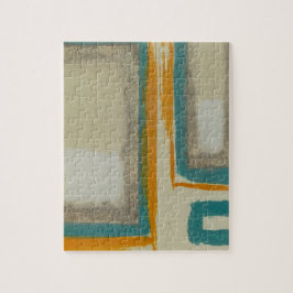 Weiches und mutiges Rothko inspiriertes abstraktes Puzzle