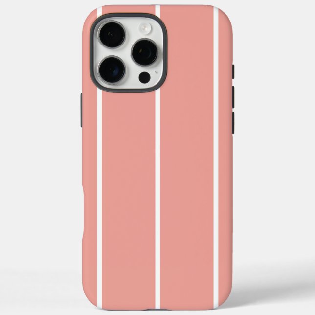 Weiches vertikales Streifenmuster-Design Case-Mate iPhone Hülle (Rückseite)