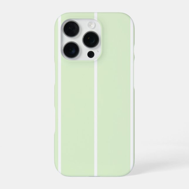 Weiches vertikales Streifenmuster-Design iPhone Hülle (Rückseite)