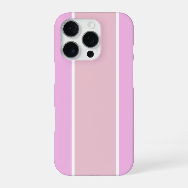 Weiches vertikales Streifenmuster-Design iPhone Hülle (Rückseite)