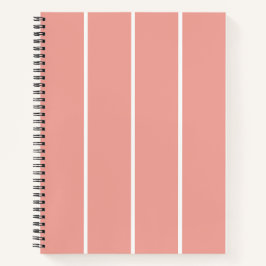 Weiches vertikales Streifenmuster-Design Notizbuch