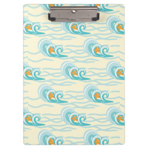 Weiches Wellen-Muster Klemmbrett