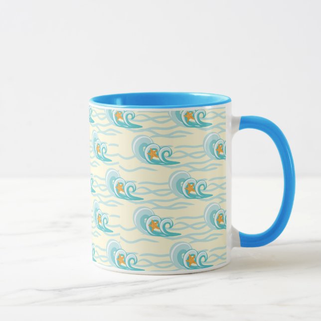 Weiches Wellenmuster Tasse (Rechts)