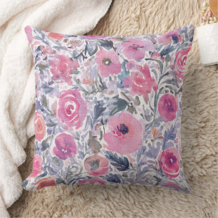 weiches Wildblumen-Pastellmuster Kissen
