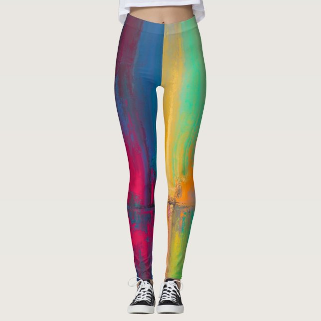 Weichfarbe Leggings (Vorderseite)