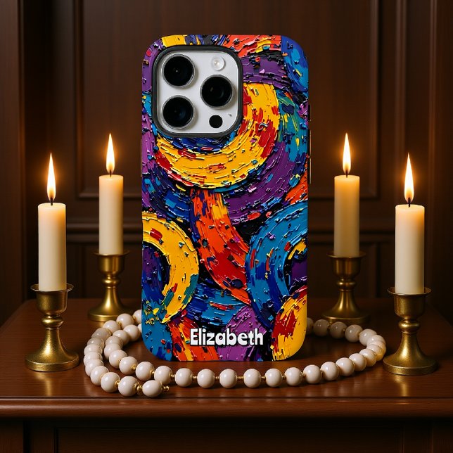 Weichfloral Aquamarin Case-Mate iPhone Hülle (Von Creator hochgeladen)