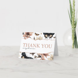 Weichfloralmatten Dankeskarte