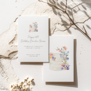 Weichflorenkuchen Geburtstag Karte