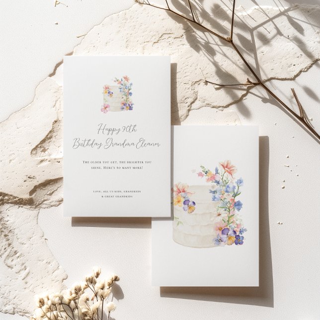 Weichflorenkuchen Geburtstag Karte (Von Creator hochgeladen)