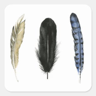 Weichfüße I Quadratischer Aufkleber