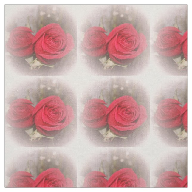 Weichgewebe aus Rote Rosen Stoff (Muster)