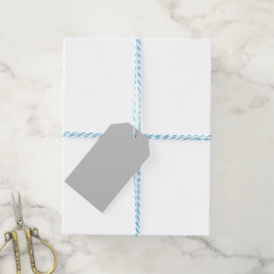 Weichgrau geometrisch geschenkanhänger