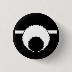 Weichlinge schwarze Oktober Button