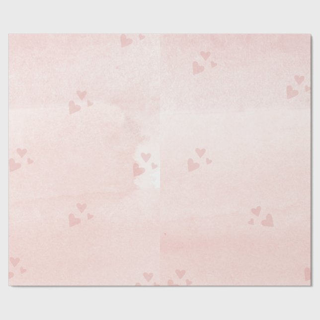 Weichpastellpapier Pink Wrapping Paper Geschenkpapier (Saum)
