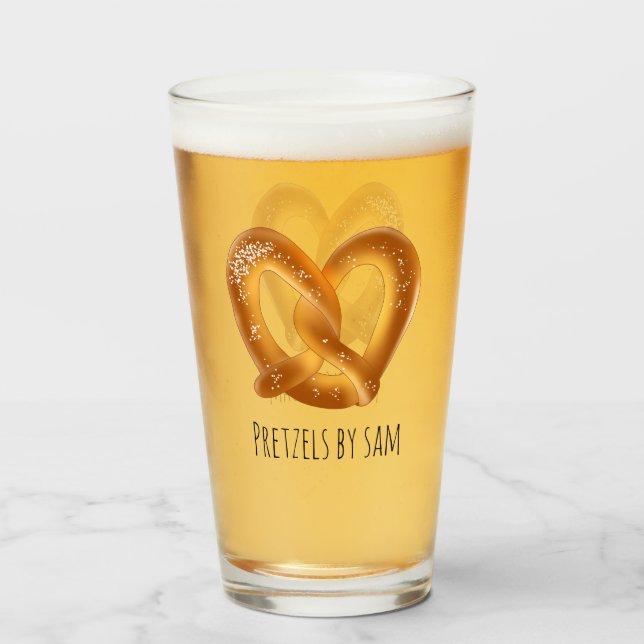 Weichpräzel mit Salz Glas (Vorne (Gefüllt))