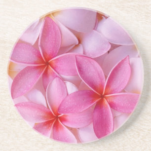 Weichrosa Floral Untersetzer