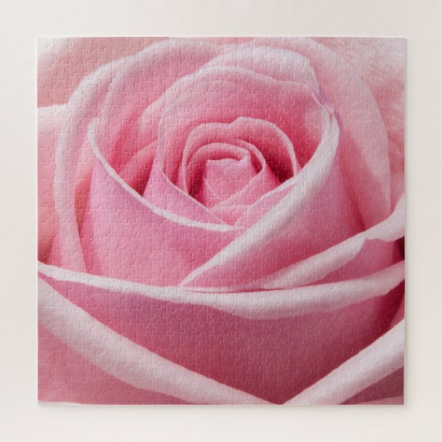 Weichrosa Rose Puzzle (Vertikal)