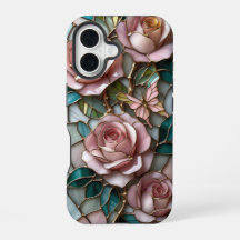Weichrosa Rosen aus Luxuriös gepolstertem Glas