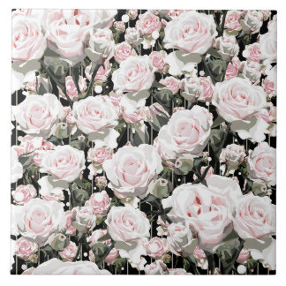 Weichrosa Rosen Fliese