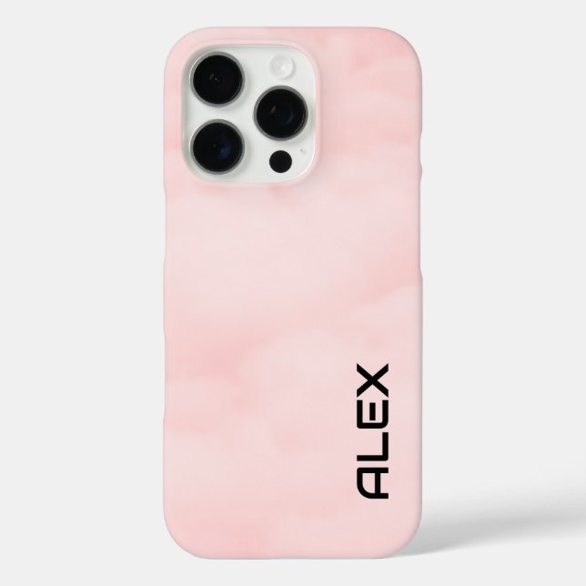Weichrosa Wolken - Dreamy Sky Textur Case-Mate iPhone Hülle (Rückseite)