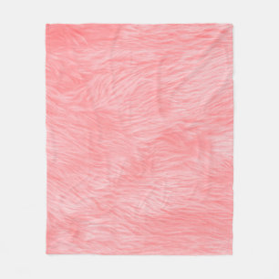 Weichrosa Wolle Fur Textur Fleecedecke