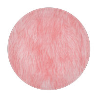 Weichrosa Wolle Fur Textur