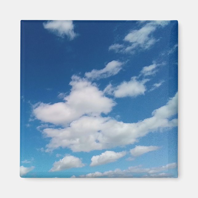 Weichschwimmende Wolken Magnet (Vorne)