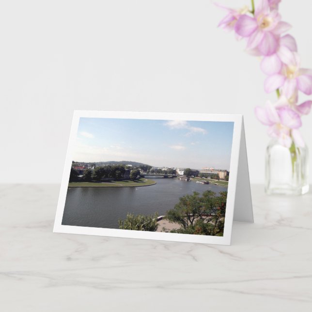 Weichsel, Kraków, Polen Karte (Orchidee)