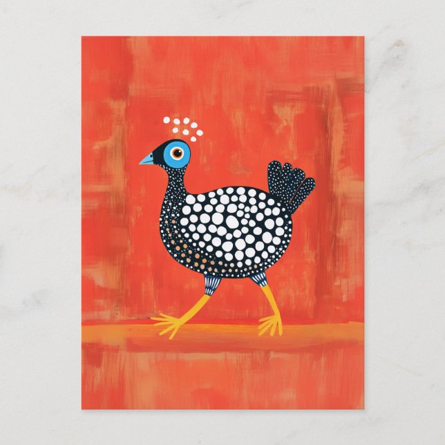 Weichteil, Gepunktete Guinea Postkarte (Vorderseite)