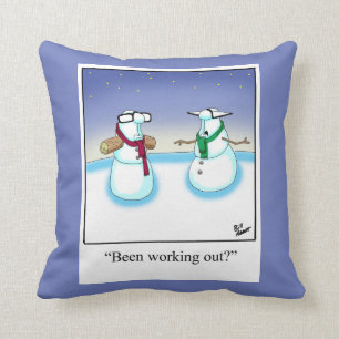 Weichteile Schneemann Spaß Kissen Geschenk