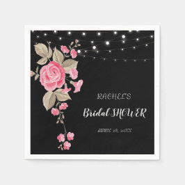 Weichteile schwarz serviette