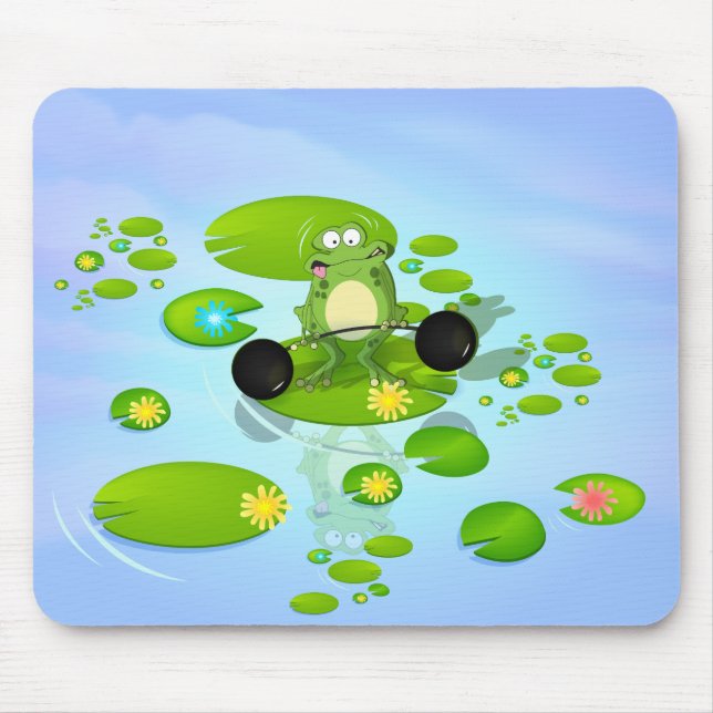 Weichteilfrosch Mousepad (Vorne)