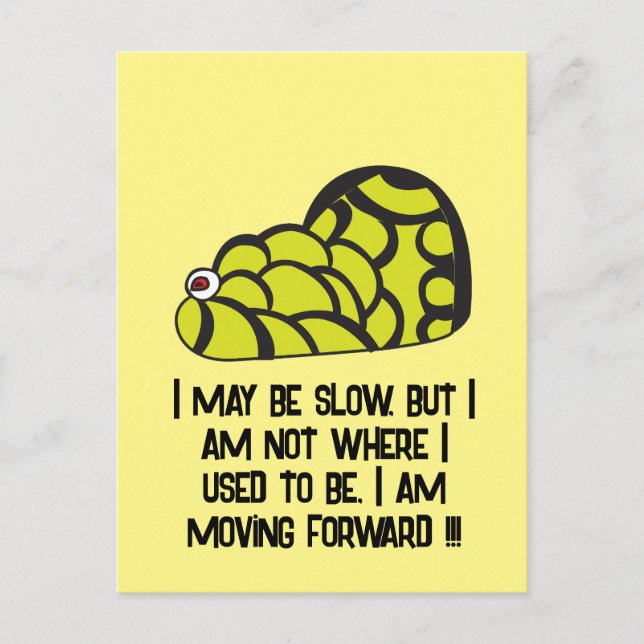 WeichteilSchnecke Postkarte (Vorderseite)