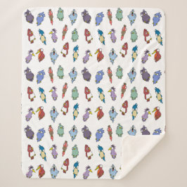 Weichteilvögel Cartoon Sherpadecke