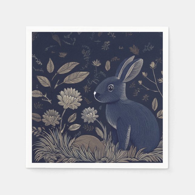 Weichtrabbit Serviette (Vorderseite)