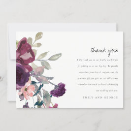 WEICHWEICHEN MACHEN LILA WASSERFARBFLÄCHEN AUS LIL DANKESKARTE