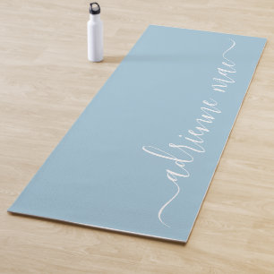 Weichweiser Personalisierter Name Yogamatte