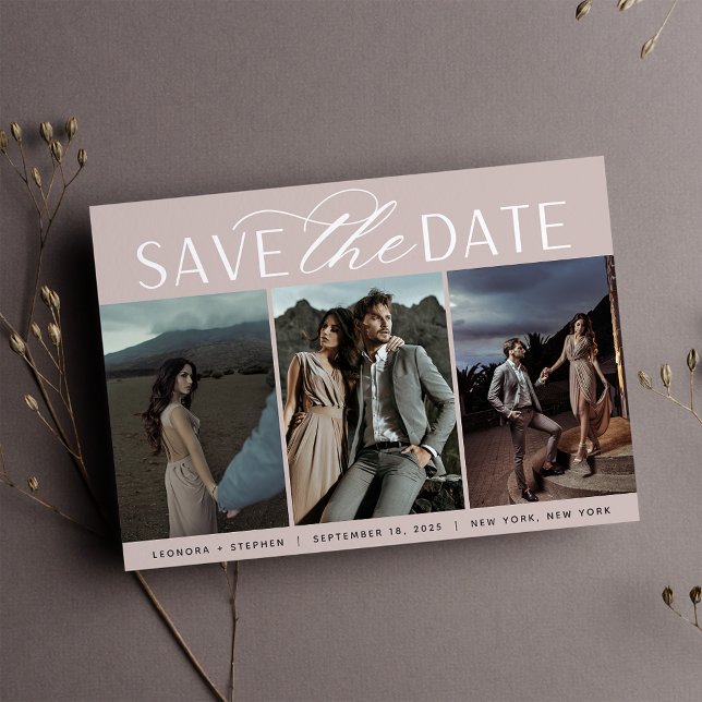 Weichzeichnen | Dreier-Foto-Hochzeit Save The Date (Von Creator hochgeladen)