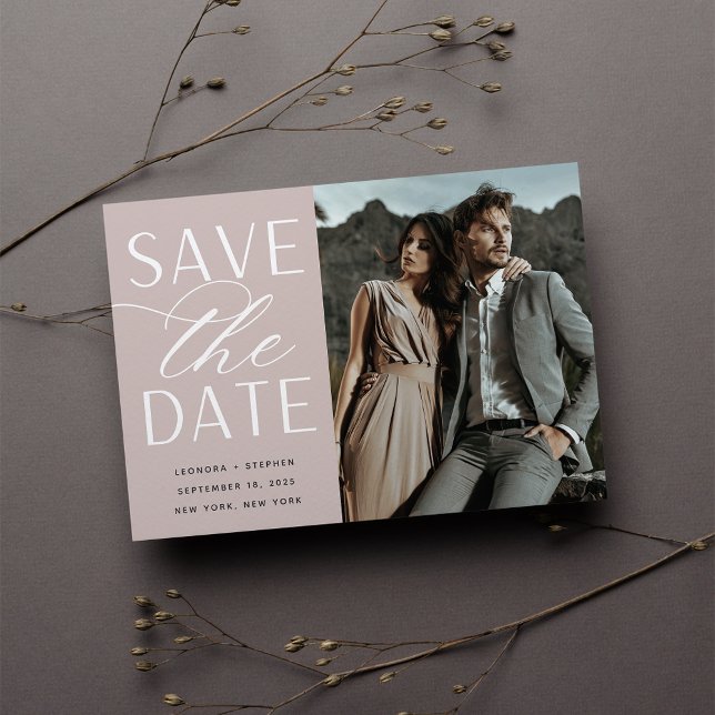 Weichzeichnen | Hochzeit von Single Foto Save The Date (Von Creator hochgeladen)